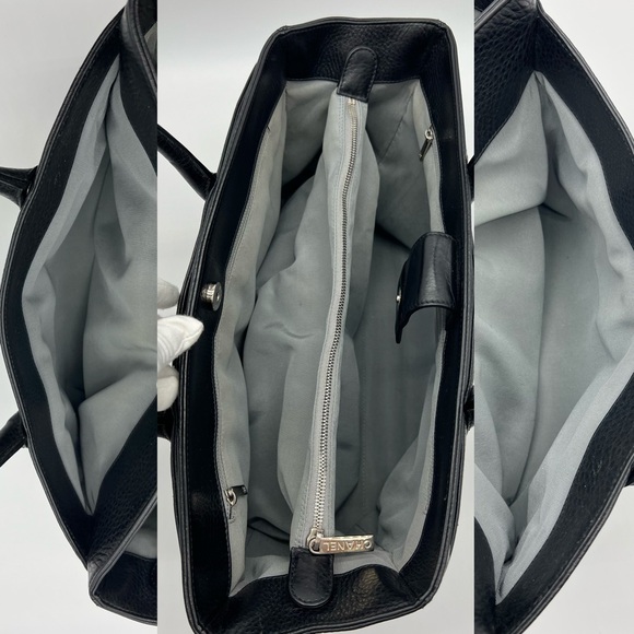 Authentic Chanel Black Calfskin leather Excutive Cerf Tote - Picture 10 of 16